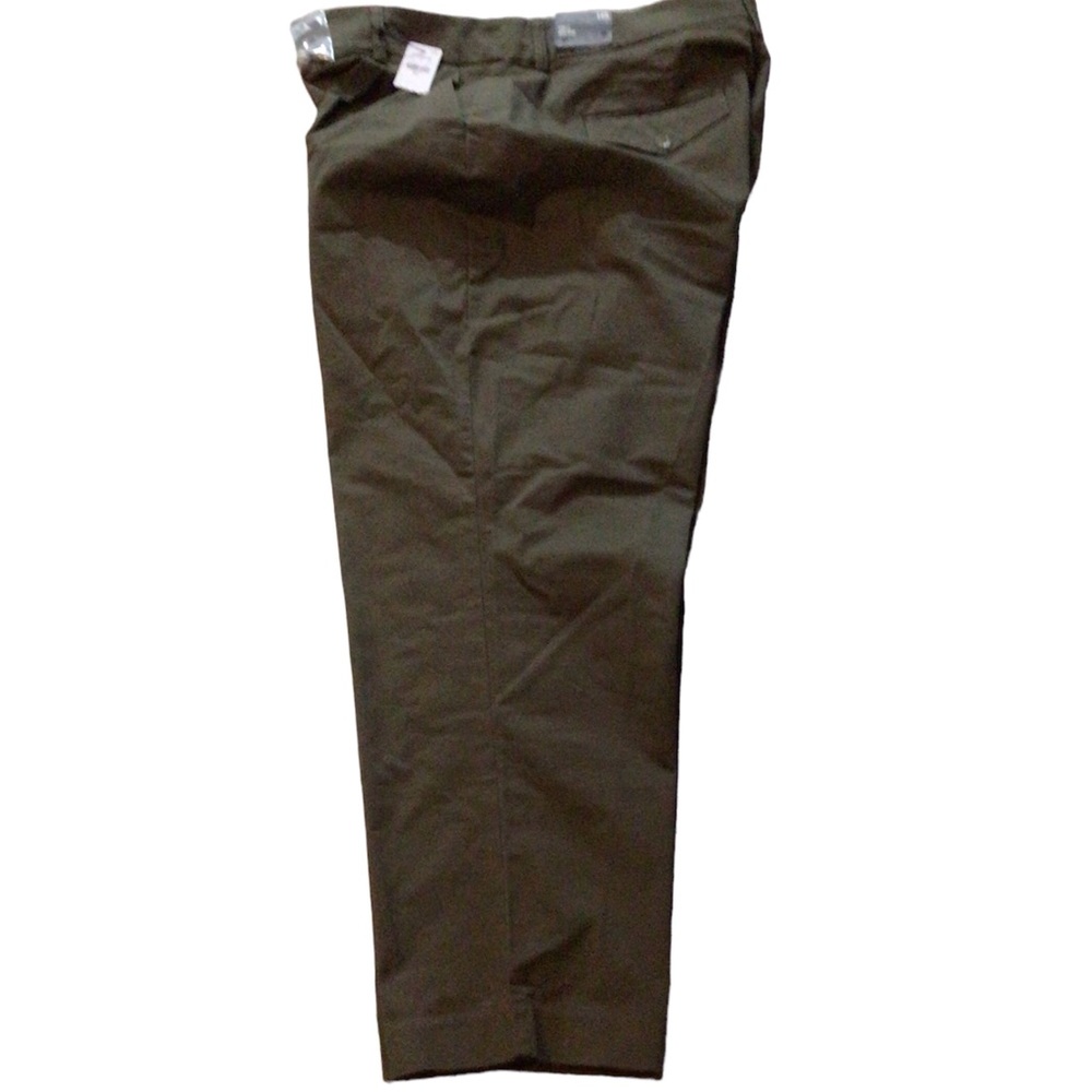 Express Olive Green Ankle High Rise Chino Pants